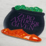 Zero Amucks Given magnet or pin